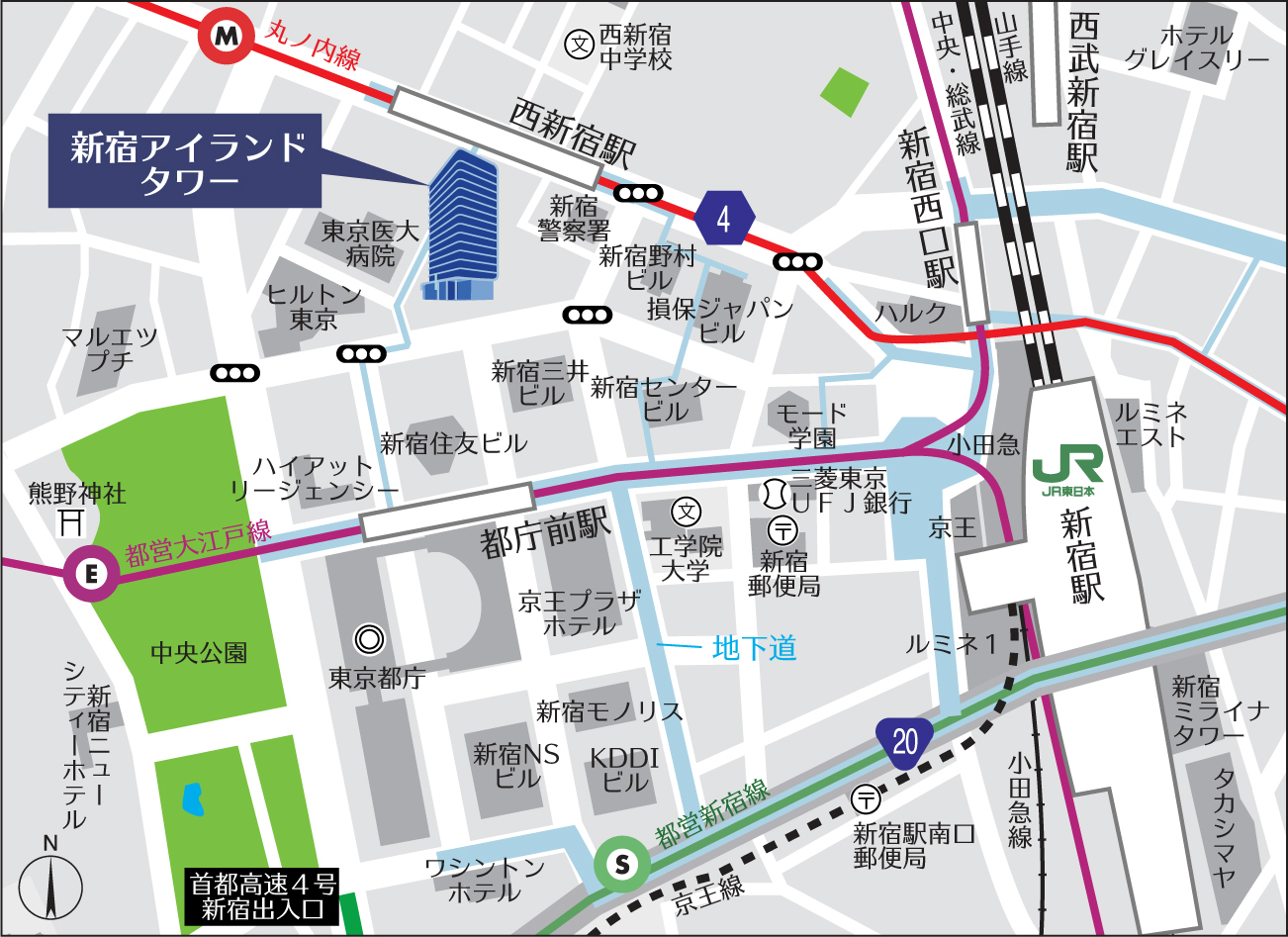事務所マップ 電車図